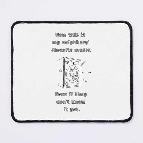 Item preview, Now This Is My Neighbors' Favorite Music Funny Boombox designed and sold by lenalenspod.