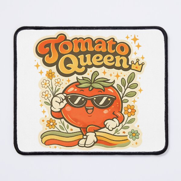 Item preview, Tomato Queen | Cute Kawaii Tomato Retro Vintage Funny Vegetable Design designed and sold by KAM-KAM-STORE.