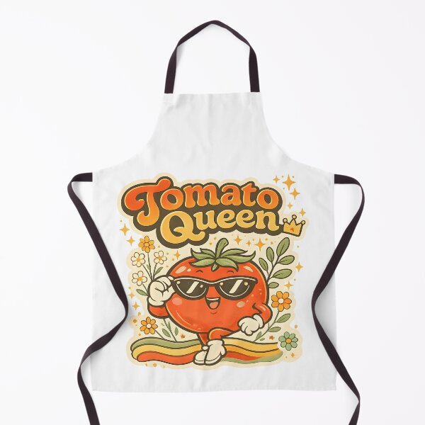 Item preview, Tomato Queen | Cute Kawaii Tomato Retro Vintage Funny Vegetable Design designed and sold by KAM-KAM-STORE.