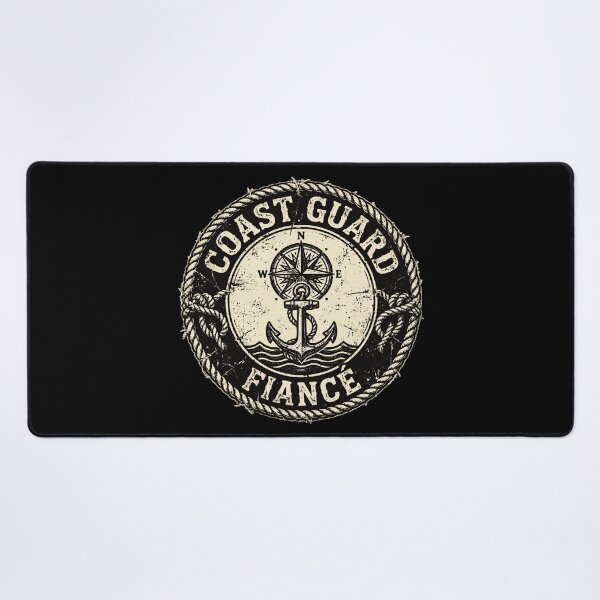 Item preview, Coast Guard Fiancé Vintage Nautical Gift | Proud Coastie Partner Design designed and sold by Coasties.