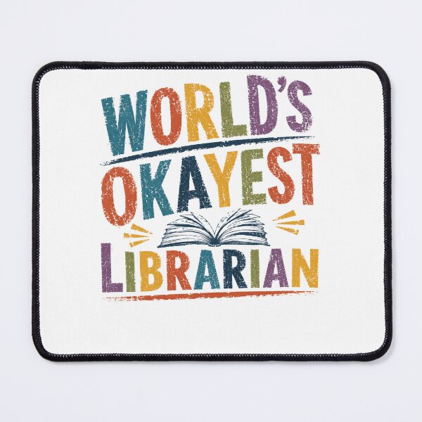 Item preview, World's Okayest Librarian Funny Library Professional Book Lover designed and sold by RetroMini2026.