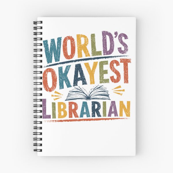 Item preview, World's Okayest Librarian Funny Library Professional Book Lover designed and sold by RetroMini2026.