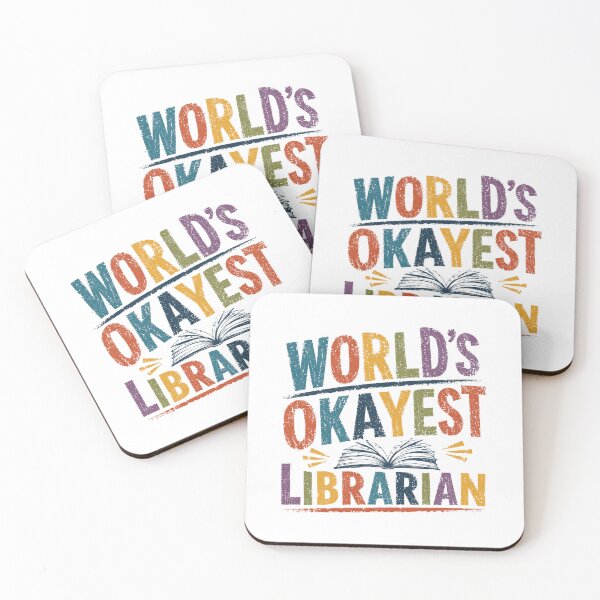 Item preview, World's Okayest Librarian Funny Library Professional Book Lover designed and sold by RetroMini2026.
