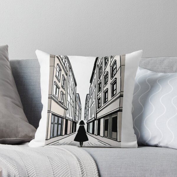 Item preview, Illustration - Stylized Street, Monochrome Manga Vibe designed and sold by Reverso-Design.