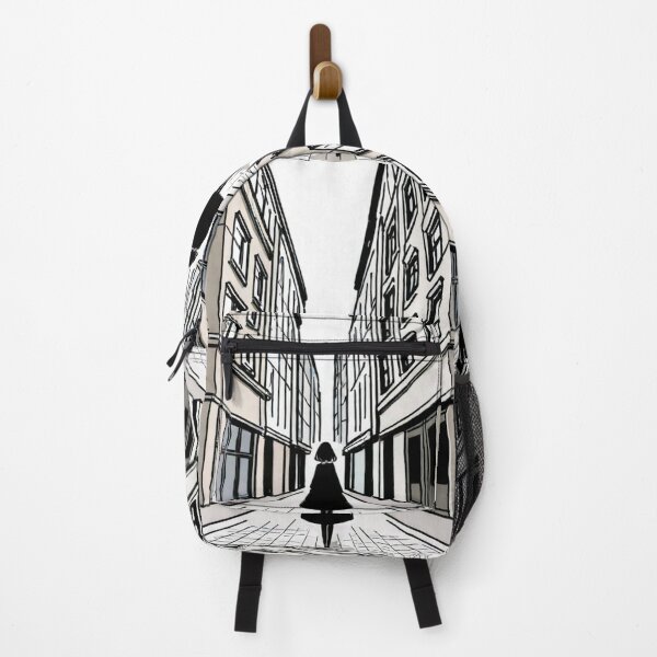 Item preview, Illustration - Stylized Street, Monochrome Manga Vibe designed and sold by Reverso-Design.