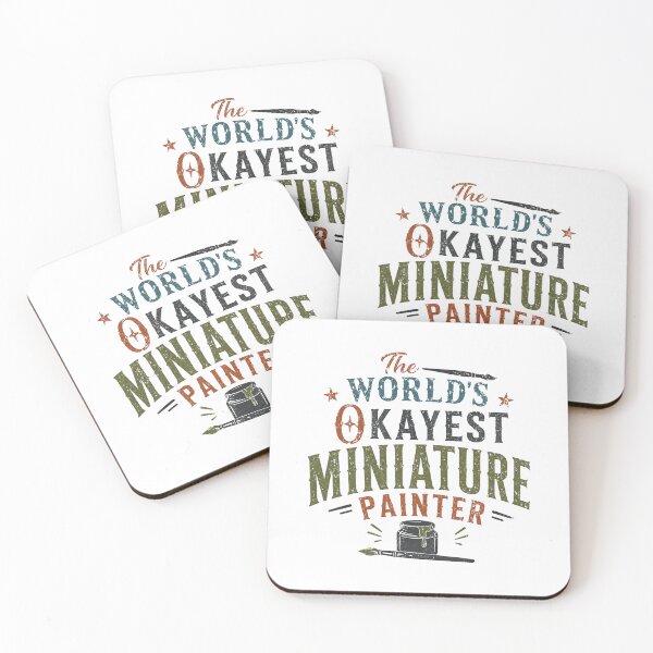 Item preview, The World's Okayest Miniature Painter Hobbyist Gift designed and sold by RetroMini2026.