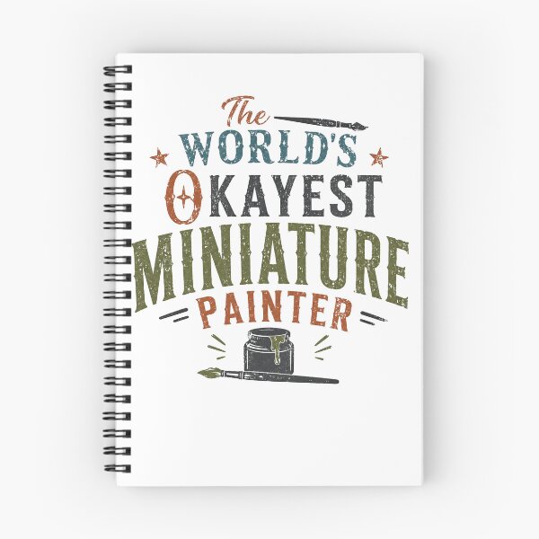 Item preview, The World's Okayest Miniature Painter Hobbyist Gift designed and sold by RetroMini2026.