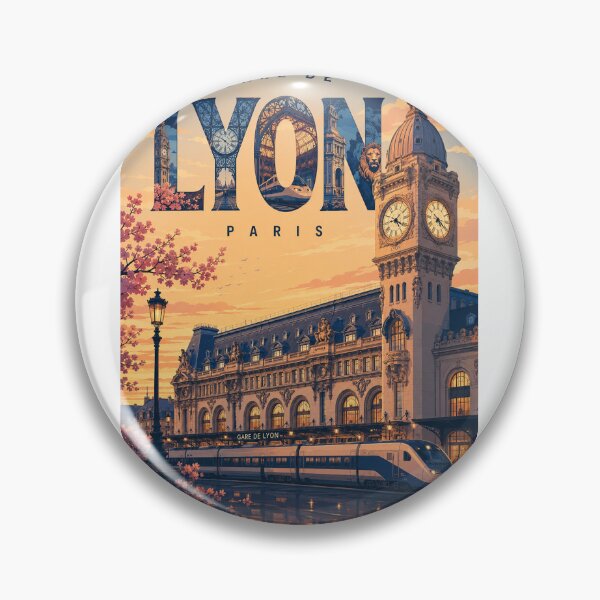 Item preview, Gare de Lyon Paris Île de France France designed and sold by StampMyPassport.
