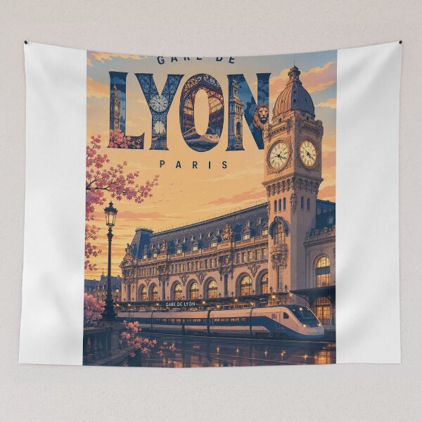 Item preview, Gare de Lyon Paris Île de France France designed and sold by StampMyPassport.