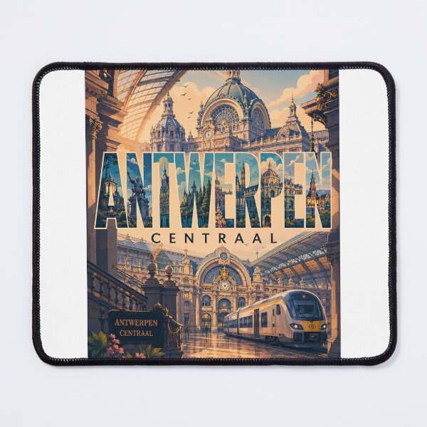 Item preview, Antwerpen Centraal Antwerp Belgium Historic Railway Terminal designed and sold by StampMyPassport.