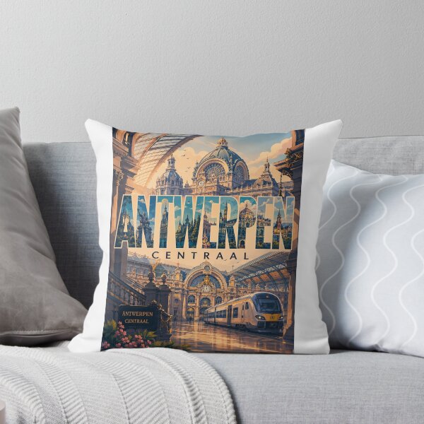 Item preview, Antwerpen Centraal Antwerp Belgium Historic Railway Terminal designed and sold by StampMyPassport.