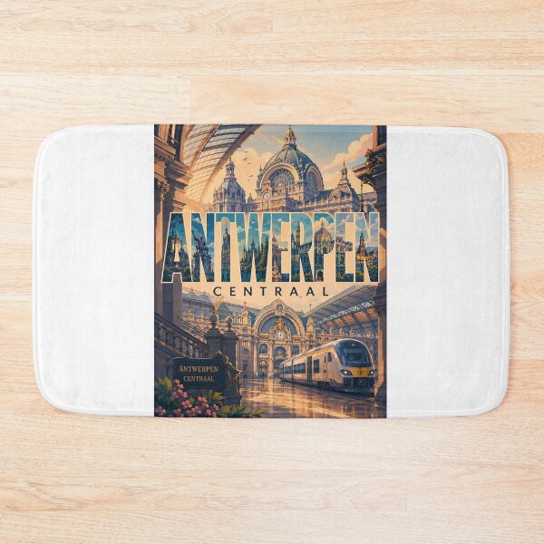 Item preview, Antwerpen Centraal Antwerp Belgium Historic Railway Terminal designed and sold by StampMyPassport.
