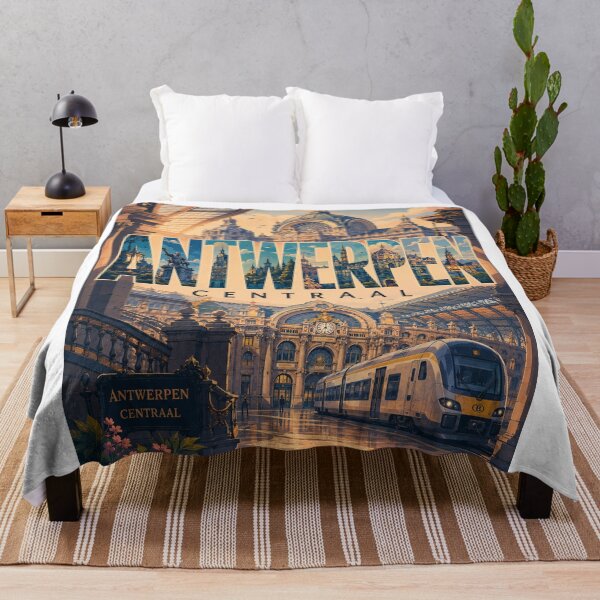 Item preview, Antwerpen Centraal Antwerp Belgium Historic Railway Terminal designed and sold by StampMyPassport.