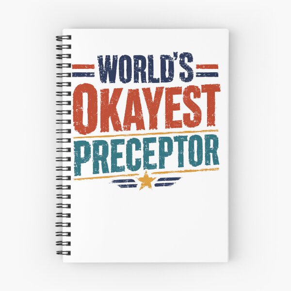 Item preview, World's Okayest Preceptor Funny Mentor Educator Appreciation Gift designed and sold by RetroMini2026.