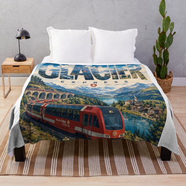 Item preview, Glacier Express Swiss Alps Zermatt St Moritz designed and sold by StampMyPassport.