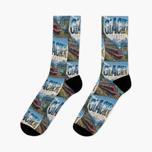 Item preview, Glacier Express Swiss Alps Zermatt St Moritz designed and sold by StampMyPassport.