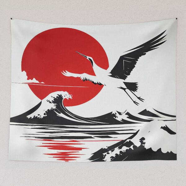 Item preview, Flight Over Abstract Tides designed and sold by ONYX Pixee.