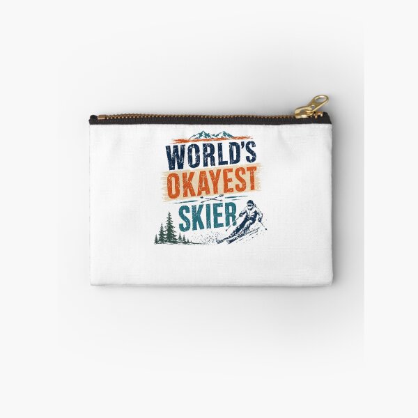Item preview, World's Okayest Skier Funny Skiing Winter Sport Mountain Hobby designed and sold by RetroMini2026.