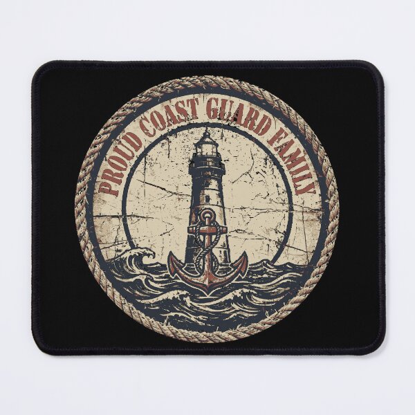 Item preview, Proud Coast Guard Family Vintage Maritime Gift | Military Heritage Design designed and sold by Coasties.