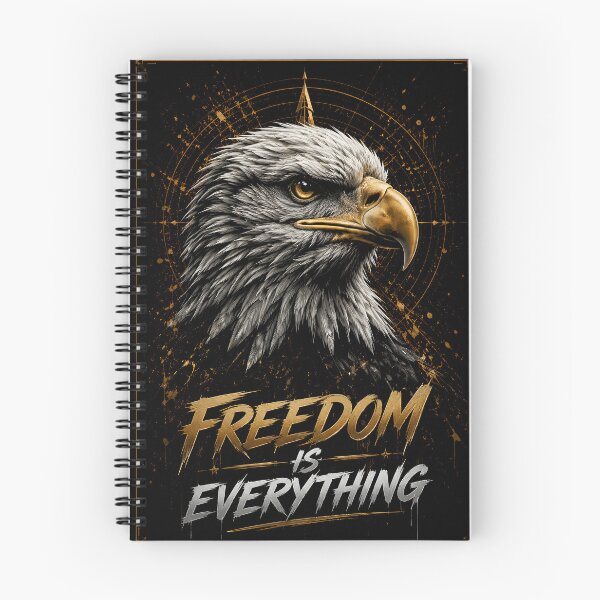Item preview, Freedom Is Everything – Majestic Eagle | Premium Motivational Wildlife Design designed and sold by Peter Kaul.