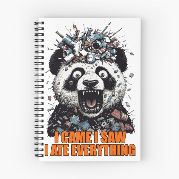 Item preview,  I Came I Saw I Ate Everything – Funny Panda designed and sold by BadPandaCore.