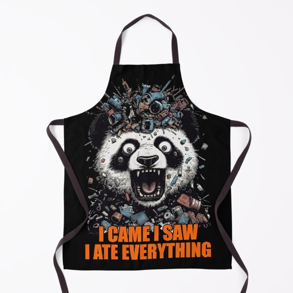 Item preview, I Came I Saw I Ate Everything – Funny Panda designed and sold by BadPandaCore.