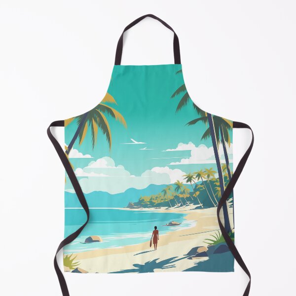 Item preview, Philippines Tropical Beach Shoreline Travel Art designed and sold by MarkedArtPrints.
