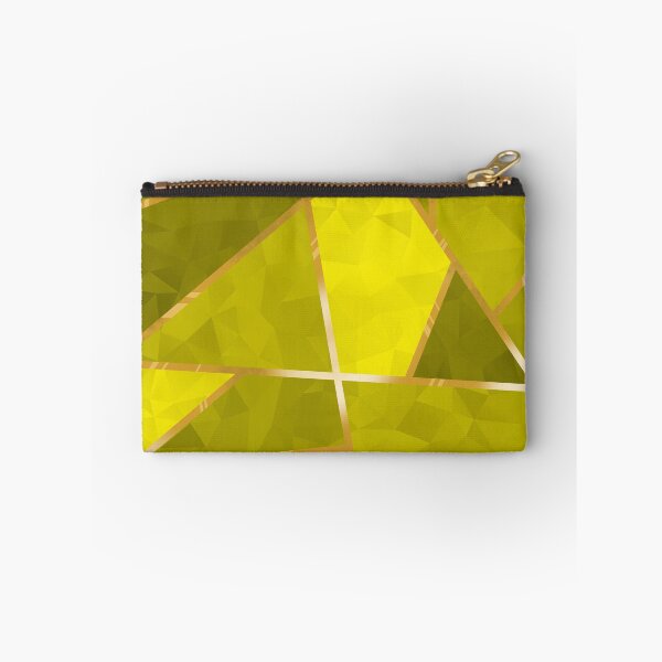 Item preview, Cristales geométricos amarillos con ribete dorado. designed and sold by SolGalaxyDesign.
