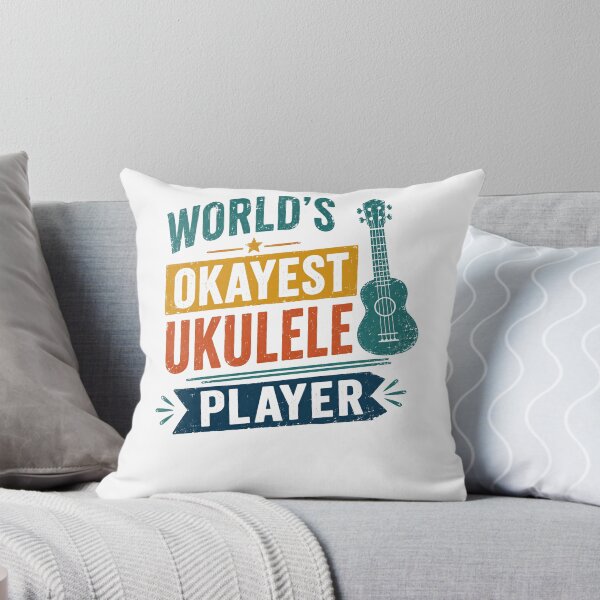 Item preview, World's Okayest Ukulele Player Music Instrument Hobbyist designed and sold by RetroMini2026.