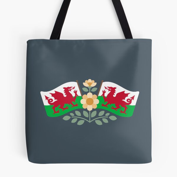 Item preview, Wales Flag Folk Motif – © heidiannemorris Scandinavian Folk Art designed and sold by FOLK ART FUSION.