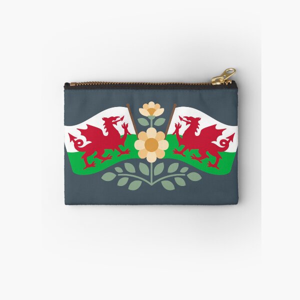 Item preview, Wales Flag Folk Motif – © heidiannemorris Scandinavian Folk Art designed and sold by FOLK ART FUSION by heidiannemorris.