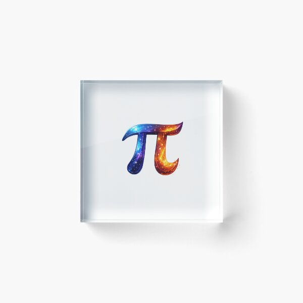 Item preview, Cosmic pi symbol with glowing hues designed and sold by Jyoti  Rajput.