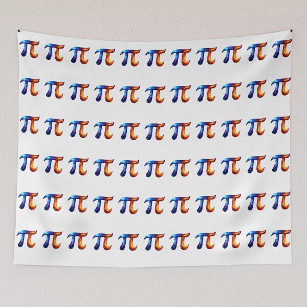 Item preview, Cosmic pi symbol with glowing hues designed and sold by Jyoti  Rajput.