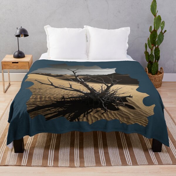Item preview, A solitary plant in the desert - 4 designed and sold by Universe-of-Merch.