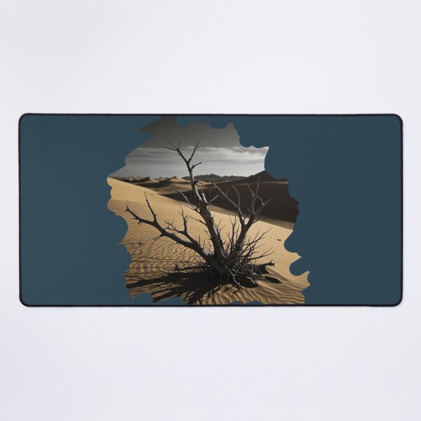 Item preview, A solitary plant in the desert - 4 designed and sold by Universe-of-Merch.