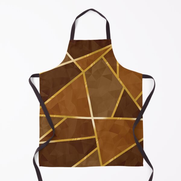 Item preview, Brown Geometric Crystals with Gold Lining designed and sold by SolGalaxyDesign.