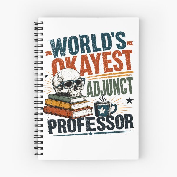 Item preview, World's Okayest Adjunct Professor Academic Educator designed and sold by RetroMini2026.