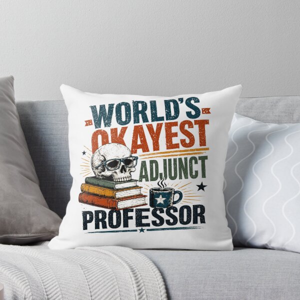 Item preview, World's Okayest Adjunct Professor Academic Educator designed and sold by RetroMini2026.
