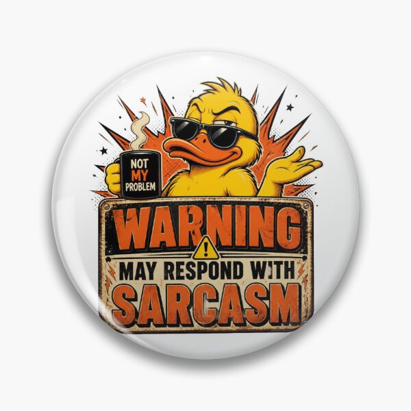 Item preview, Sarcasm Is My Love Language Funny Duck Vintage designed and sold by Cavalier-org.
