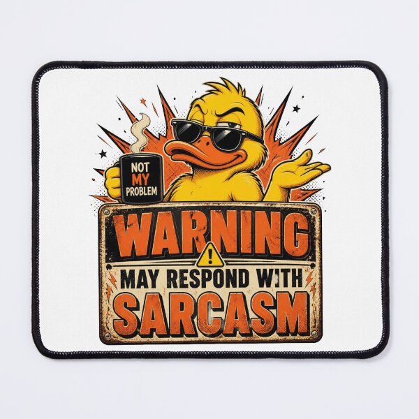 Item preview, Sarcasm Is My Love Language Funny Duck Vintage designed and sold by Cavalier-org.