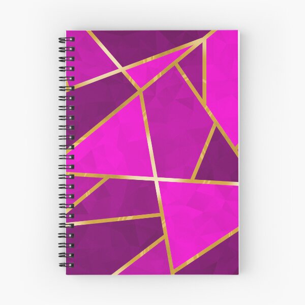 Item preview, Pink Geometric Crystals with Gold Lining designed and sold by SolGalaxyDesign.