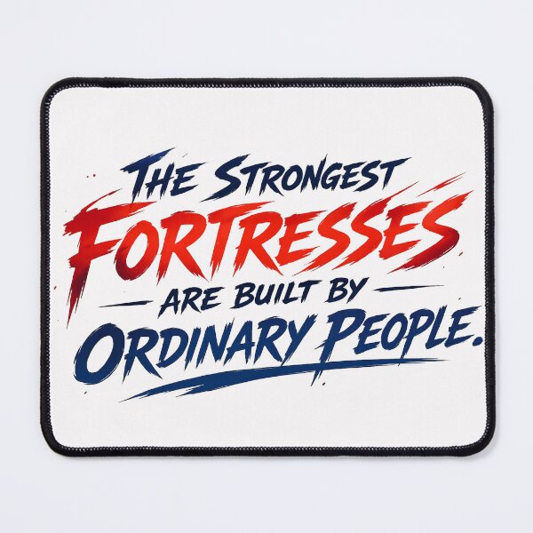 Item preview, The strongest fortresses are built by ordinary people.(Anime Ver.) designed and sold by MaxDreamsArt.