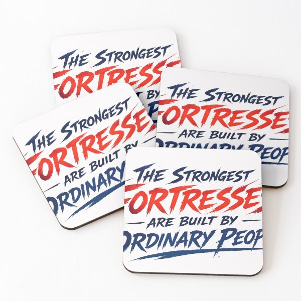 Item preview, The strongest fortresses are built by ordinary people.(Anime Ver.) designed and sold by MaxDreamsArt.