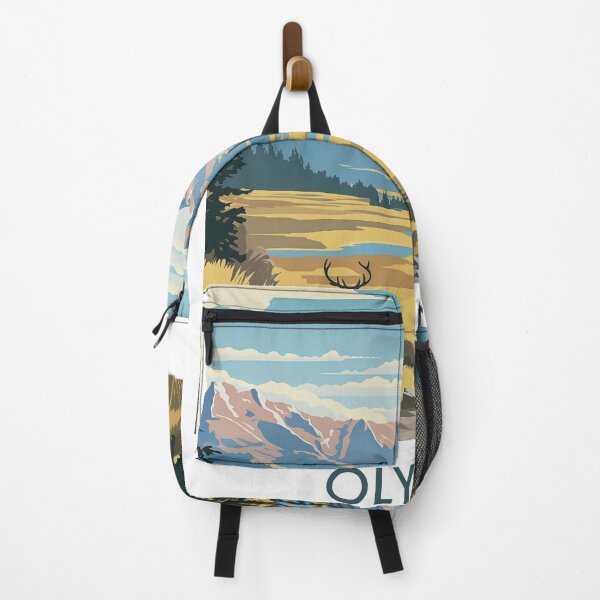 Item preview, Olympic National Park Mountain Landscape Travel Art designed and sold by MarkedArtPrints.