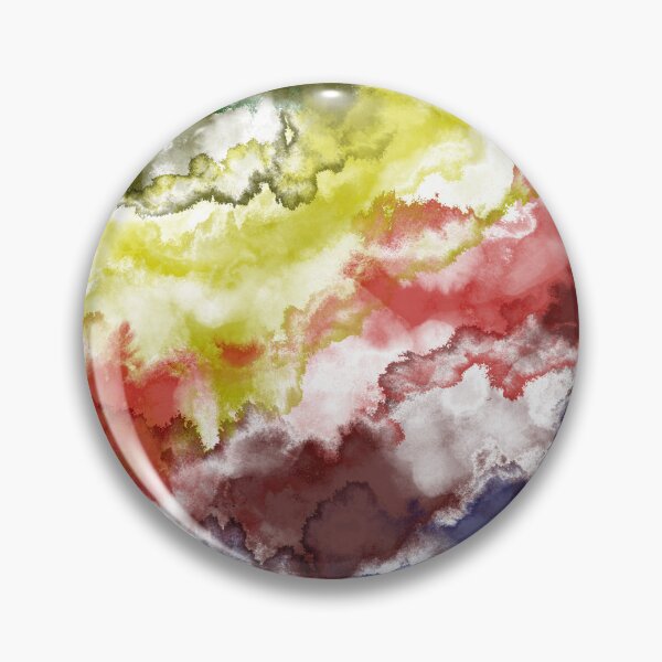Item preview, Earth and Sky Abstract Fluid Ink Painting designed and sold by IO Soul Spaces.