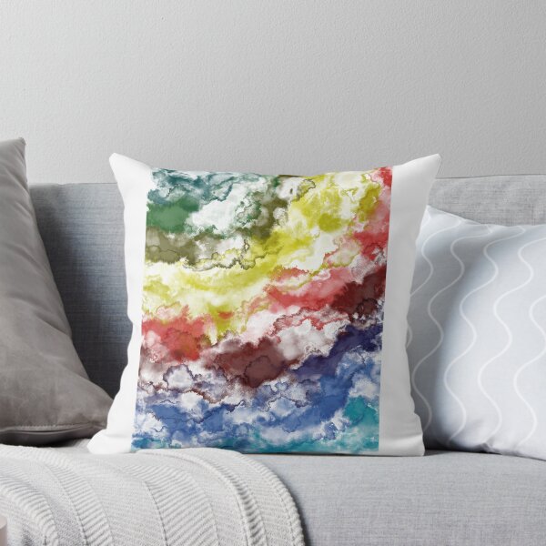 Item preview, Earth and Sky Abstract Fluid Ink Painting designed and sold by IO Soul Spaces.