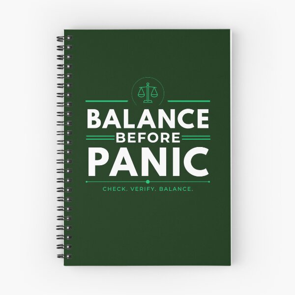 Item preview, Balance Before Panic Accountant T-Shirt | CPA Accounting Humor Design designed and sold by FCA SIR MERCH .