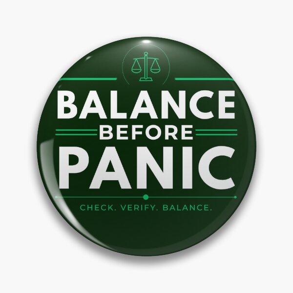 Item preview, Balance Before Panic Accountant T-Shirt | CPA Accounting Humor Design designed and sold by FCA SIR MERCH .