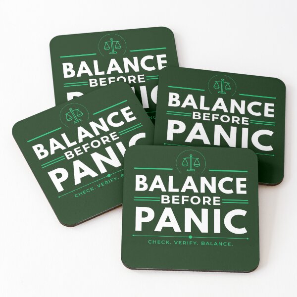 Item preview, Balance Before Panic Accountant T-Shirt | CPA Accounting Humor Design designed and sold by FCA SIR MERCH .
