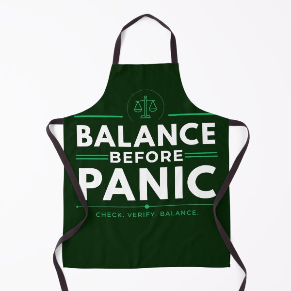 Item preview, Balance Before Panic Accountant T-Shirt | CPA Accounting Humor Design designed and sold by FCA SIR MERCH .